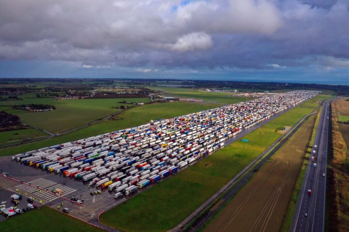 EU transport boss criticises France on UK truck delays