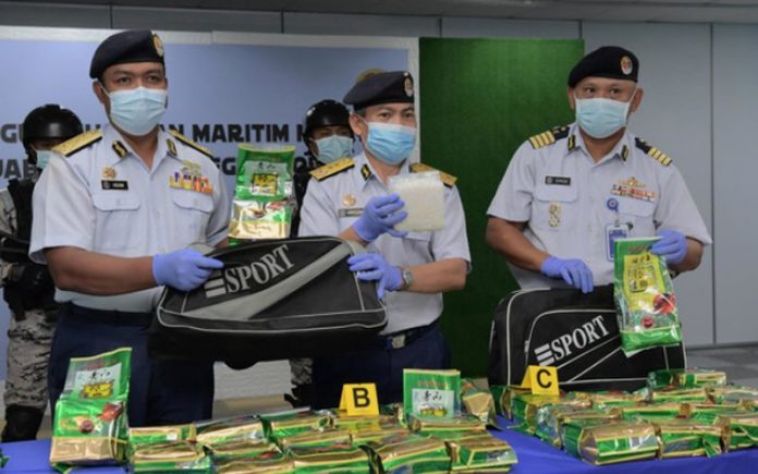 Cubaan seludup syabu ‘teh Cina’ RM5.1 juta gagal