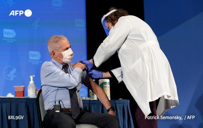 Top US scientist Anthony Fauci receives Covid-19 vaccine