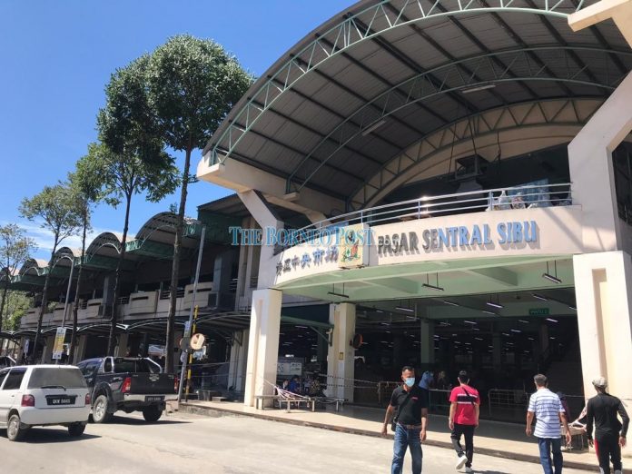 Covid turns Sibu Central Market into quiet place