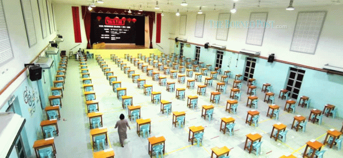 Seating arrangement for SPM candidates in line with SOP — CHMS No.1