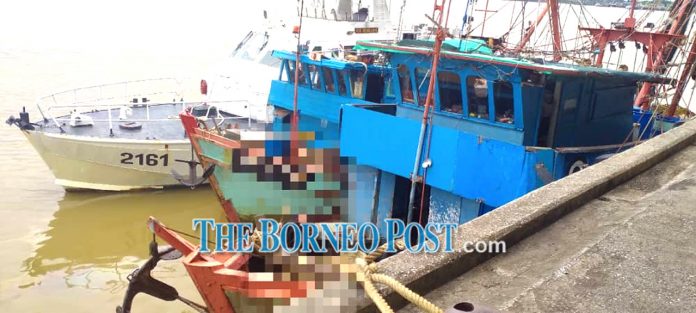 Trawlers, crew fishing illegally at restricted zone detained