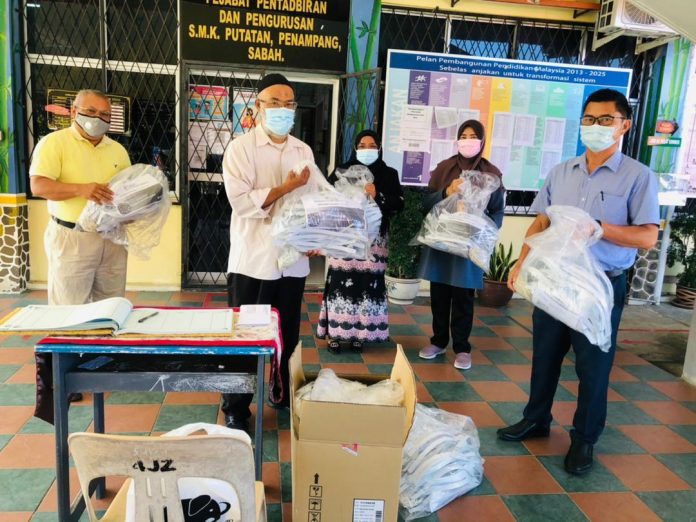UMS-made face masks for exam candidates