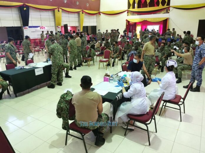 120 army, air force personnel receive first dose of Covid-19 vaccine