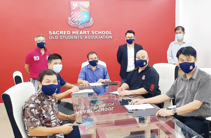 Old boys get new sound system for Sacred Heart School