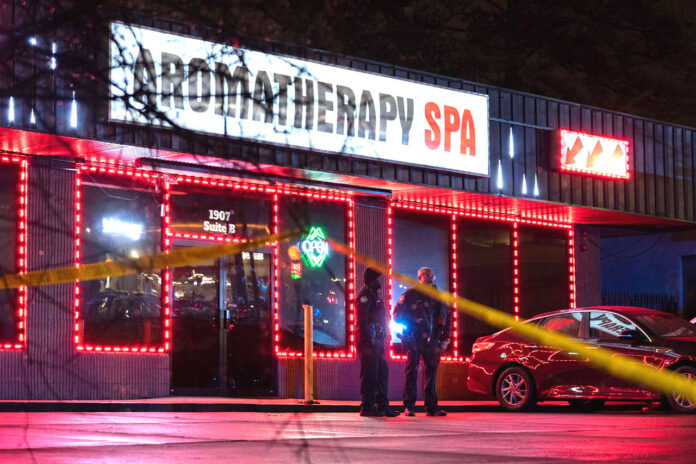 Eight people killed in US spa shootings
