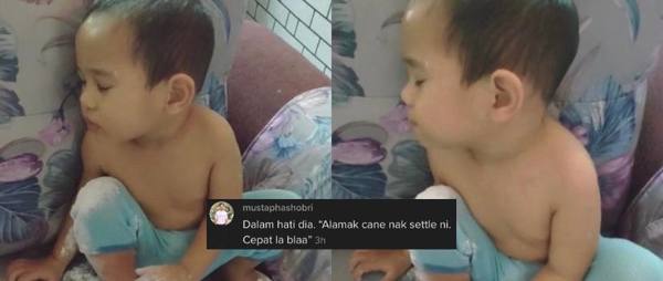 Tular Video Budak Lelaki Ini Buat Buat Tidur Lepas Dah Sepahkan Bedak Atas Sofa Comel Malaysia Now