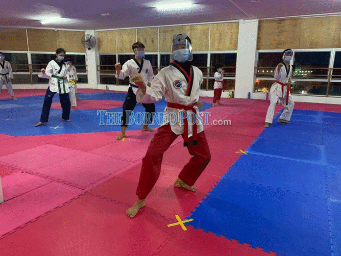 Taekwondo club resumes training