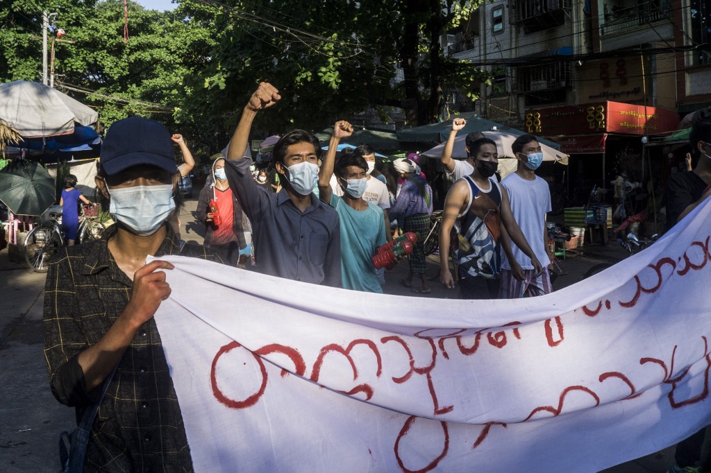Myanmar youth fight internet outages with underground newsletter