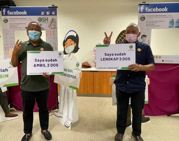 Bung Moktar, Jafry fully vaccinated