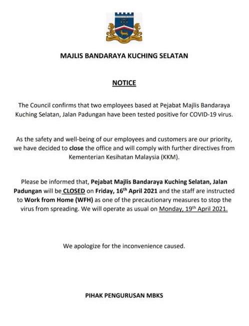 MBKS office closes after 2 staff test positive for Covid-19