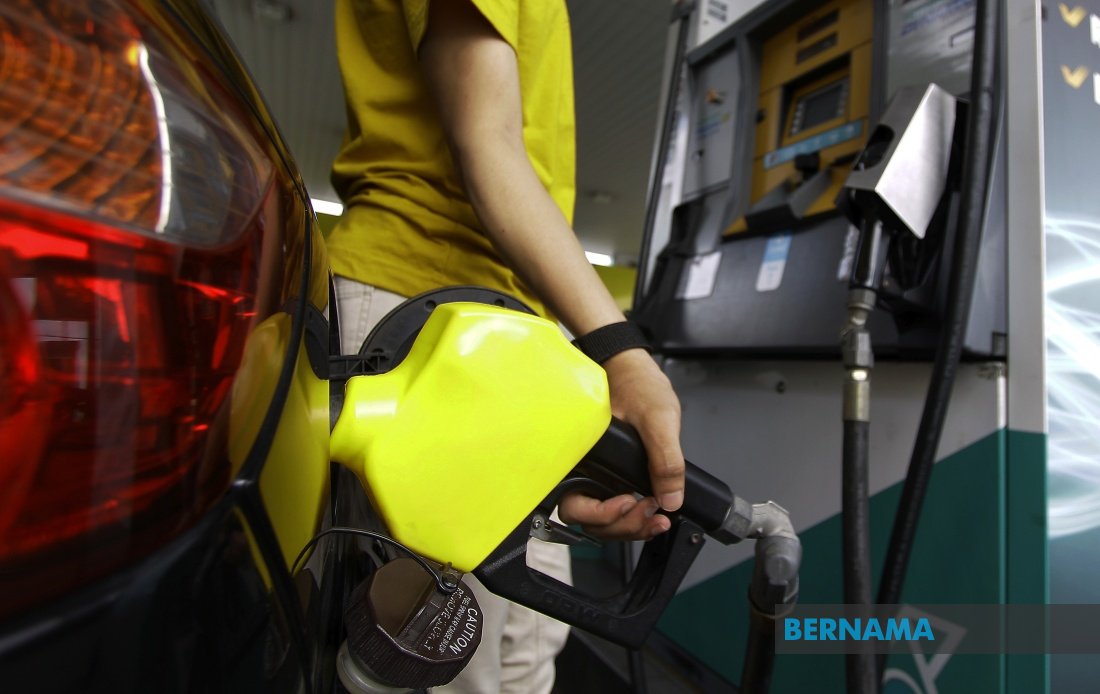 RON97 up two sen while RON95, diesel unchanged