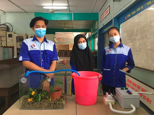 Sabah students competing at regional Haquathon