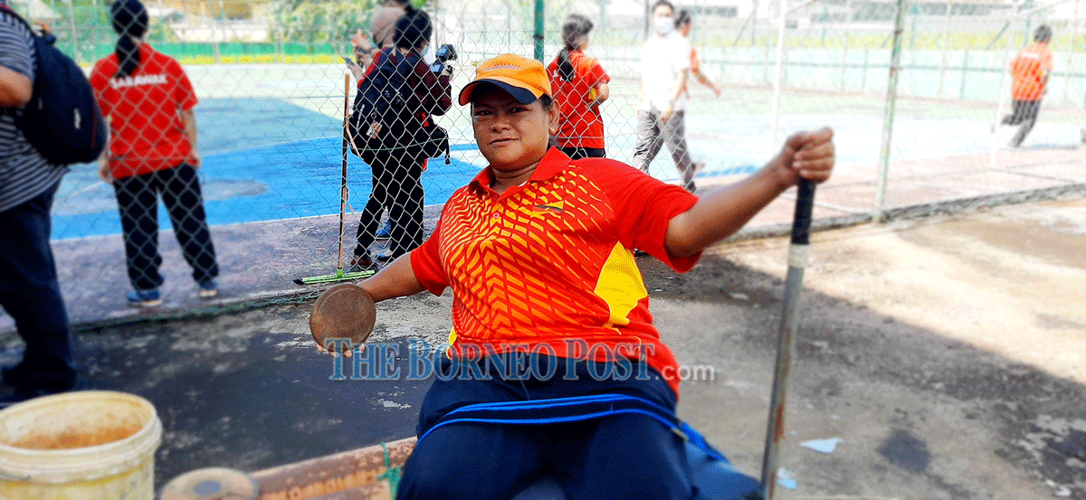 Ex-power lifter a triple threat for throwers in Para Sukma