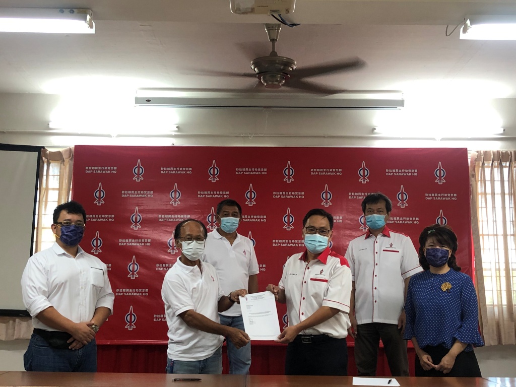 Former Kapit district council chairman Joseph Jinggut now state DAP committee member