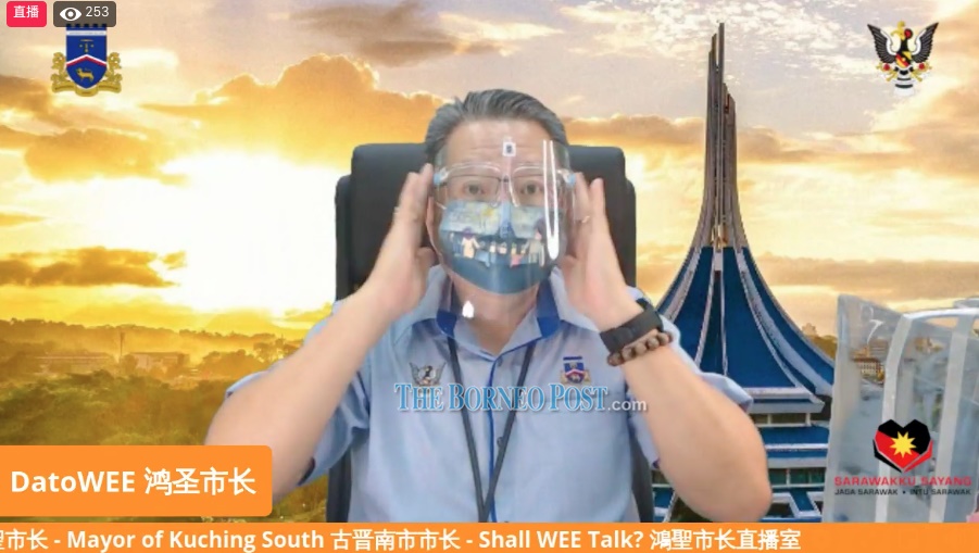 All hawkers in MBKS area to be required to wear face shields to help curb Covid spread in Kuching
