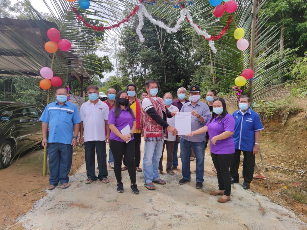 Longhouse folk upgrade link road to concrete surface