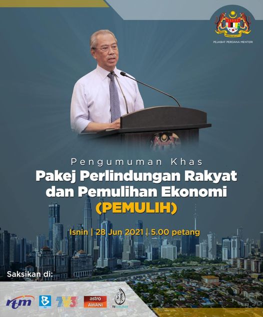 PM to unveil ‘Pemulih’ package at 5pm today