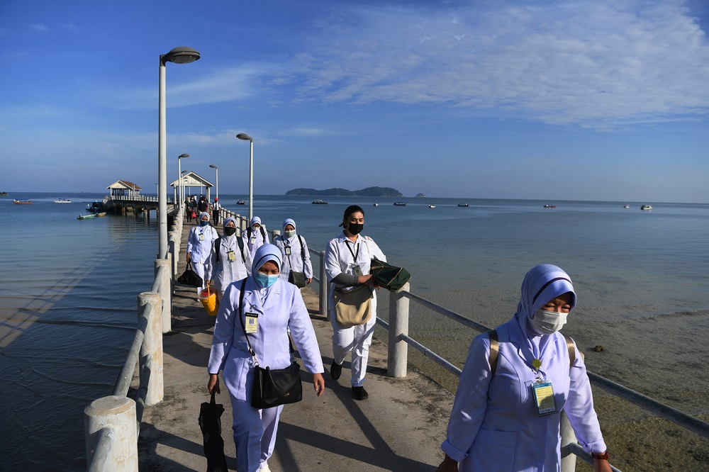 Popular Tioman resort turns into Covid-19 vaccination centre