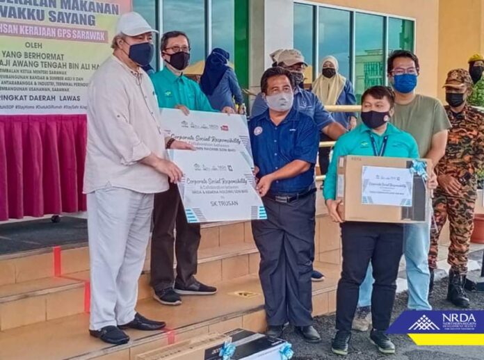 NRDA hands over computers, others to SK Trusan