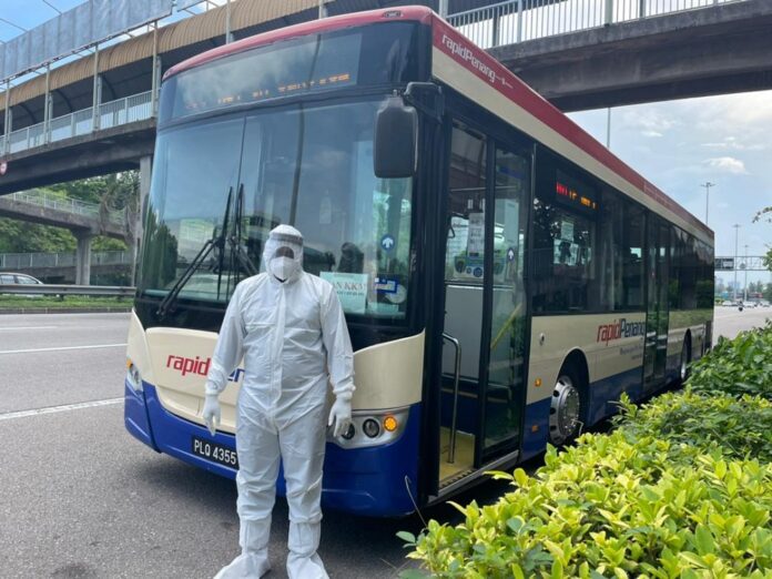 Penang provides three buses to shuttle Covid-19 patients to quarantine centres