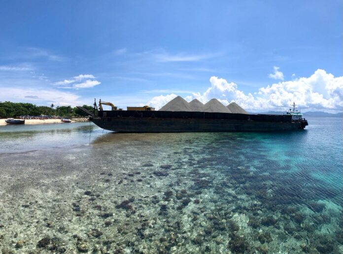 Reef near Mabul Island allegedly destroyed