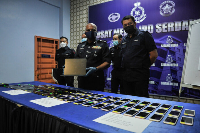 Serdang police bust Euro 2020 betting gambling syndicate involving minors