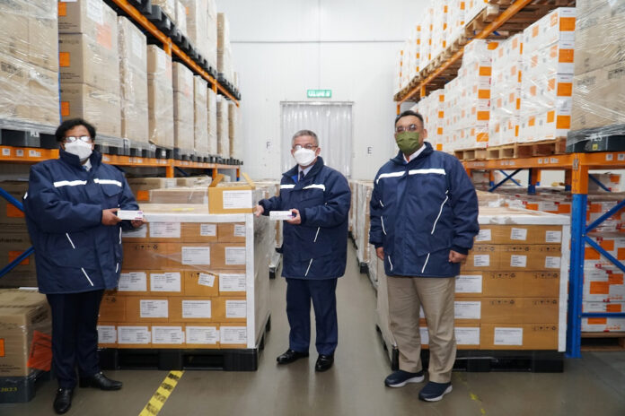 Malaysia receives 586,700 doses of AstraZeneca Covid-19 vaccine