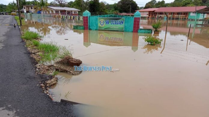 Flooding hits three Lawas schools, Bekenu village