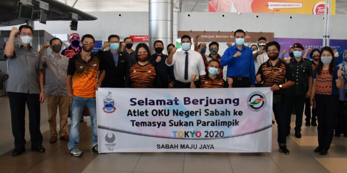 Sabah athletes leave for KL to train for Tokyo Paralympics