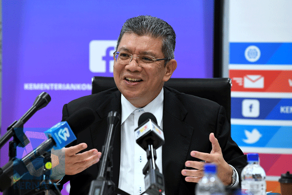 Saifuddin: Information from govt not propagandistic