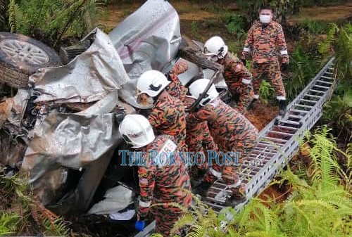 Man killed after SUV plunges into ravine along Bintulu-Miri coastal road