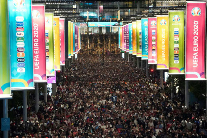 Questions over policing and World Cup bid after violent Wembley scenes