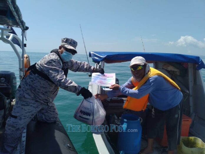 MMEA sends food baskets to Kampung Selabat folk by land and sea