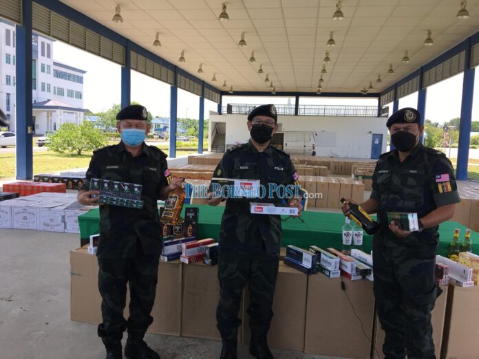 PGA seizes contraband, van worth RM4 mln in Miri, largest haul so far