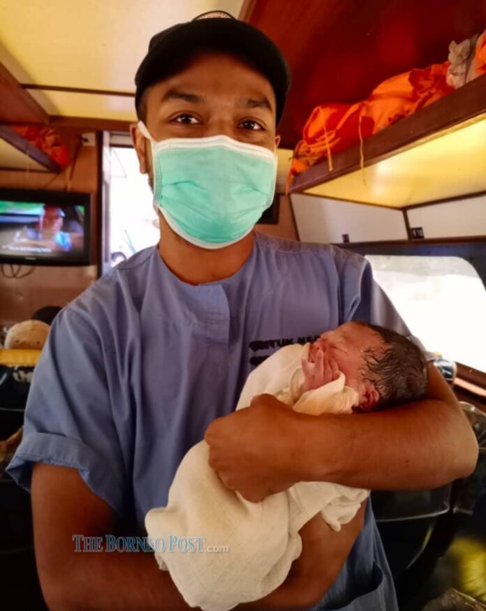 Doctor delivers baby in express boat on the way from Belaga to Kapit