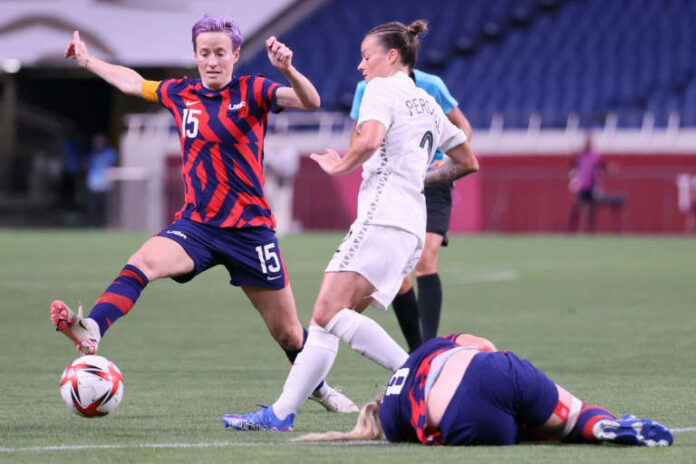 US bounce back on goal-laden day in Olympic women’s football