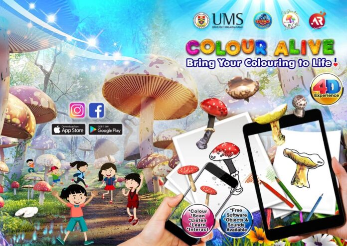 UMS colouring contest using AR technology