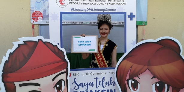 Register for vaccination, urges 2021 Unduk Ngadau Maya