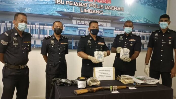 Limbang police makes record 2kg syabu haul in Ulu Medamit