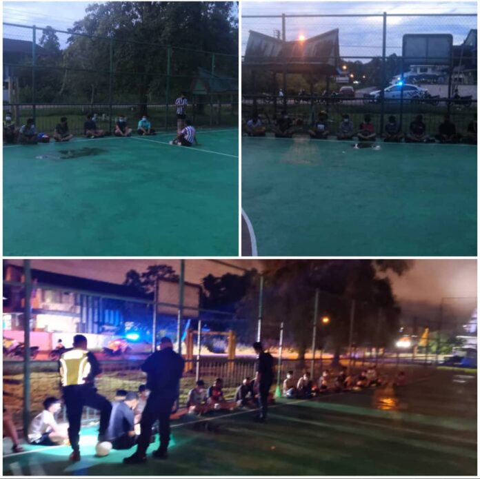 Futsal game sees 20 Sibu youths issued compounds totalling RM30,000