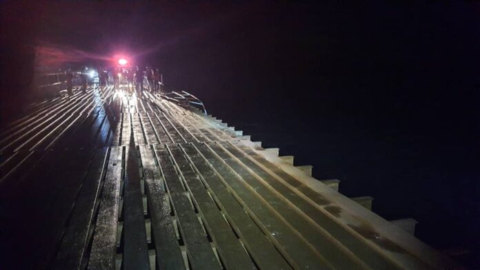 Bomba searching for driver after pick-up goes off under-construction Btg Lassa bridge