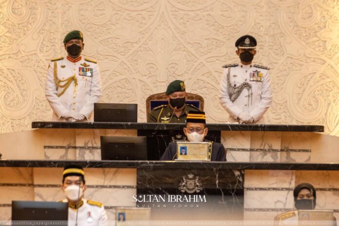 At first sitting for 2021, Johor Sultan says may dissolve state assembly if lawmakers don’t work together for common good