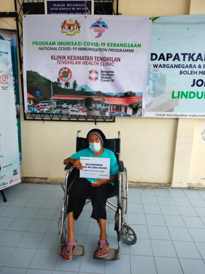 101-year-old woman praised for getting jab