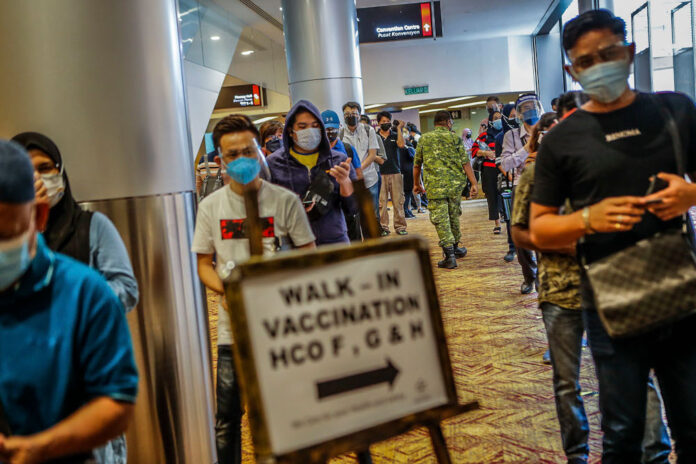 Day One at one of the KL vaccination walk-in centres: No crowds, mostly elderly seen coming for their shots