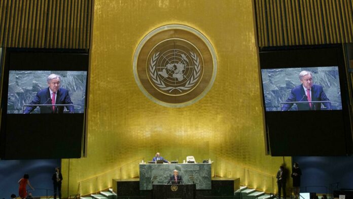 UN chief urges US-China dialogue, warns of divisions