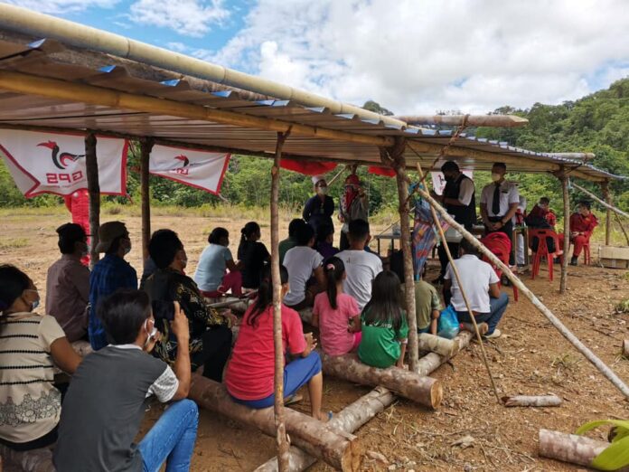 Front-liners spend National Day vaccinating Penan community in Long Liaw