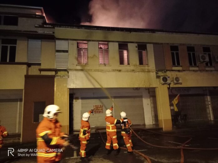 Store in Permyjaya shop destroyed by fire