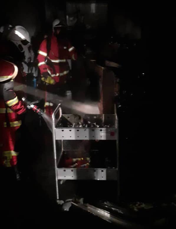 Electrical appliances in Medan Assyakirin restaurant cause fire
