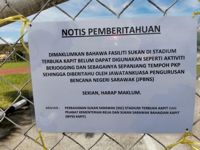 Kapit folk puzzled by continued closure of sports field